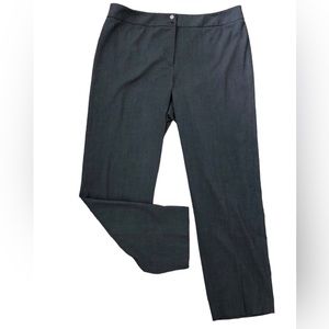 Calvin Klein Women’s Stretch Dress Pant Size 16W Straight Leg Dark Gray Trouser